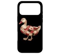 Cozy Patchwork Duck Rustic Country Quilting Cottage Case for iPhone 17 Pro Max