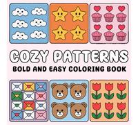 Cozy Patterns Bold And Easy: Coloring Book for Adults and Kdis, simple and big designs for relaxation featuring cute patterns, lovelt cozy mandala (bold & Easy coloring)