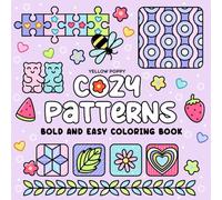 Cozy Patterns: Bold and Easy Coloring Book for Adults and Kids - Featuring Simple Big Designs with Cute, Satisfying Patterns and Comfy Mandalas for Stress Relief, Relaxation, and Creative Fun