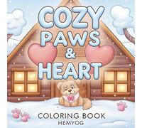 Cozy Paws & Hearts Coloring Book: Cute and Relaxing Animal Designs with Cats, Dogs & Heart Patterns for Stress Relief and Fun: Adorable Cat & Dog ... And Comfy Coloring Books For All Ages)