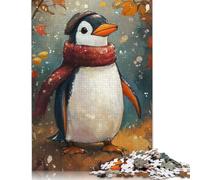 Cozy Penguin in Autumn 1000 Pieces Puzzles for Adults & Teenager Teenager Man Woman Gift 1000pcs (38x26cm)