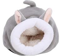 Cozy Pet Bed Warm Cave Nest Sleeping Bed Mini Cute Cotton Pet Hedgehog Sleeping Nest Small Animal Squirrel House Cage Toy Practical