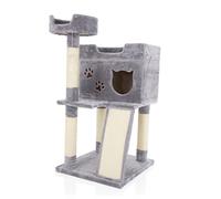 Cozy Pet Cat Tree Heavy Duty for Big, Multiple and Large Cats Scratching Post Strong Climbing Frame Heavy and Stable Extra Thick Scratching Posts CT23-Light Grey