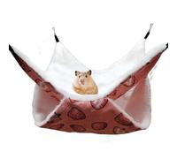 Cozy Pet Hammock - Weatherproof Hammock, Soft Cotton Material Hanging Pet Bed | Compact Small Animal Shelter, Breathable Nest for Comfort, Relaxation Tree Shelter Hammock for Squirrels and Chipmunks