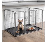 Cozy Pet Heavy Duty Playpen 36" Size Dog Crate Pen 61cm High Dog Cage - ABS Floor HDDP01