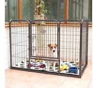 Cozy Pet Heavy Duty Playpen 42" Size Dog Crate Pen 70cm High Dog Cage - ABS Floor HDDP02 + VB42C