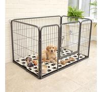 Cozy Pet Heavy Duty Playpen 48" Size Dog Crate Pen 75.5cm High Dog Cage HDDP03
