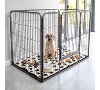 Cozy Pet Heavy Duty Playpen 48" Size Dog Crate Pen 90.5cm High Dog Cage - ABS Floor HDDP04 + VB48C