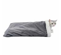 Cozy Pet Nest for Cats,Cat Sleeping Bag,360° Comfortable Cat & Dog Sleeping Bag-Pocket Nest,Semi-Enclosed Design,Winter Cats Autumn Winter Sleep Cave For Indoor & Outdoor(D)
