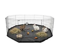 Cozy Pet Playpen Puppy 10 sided With Water Resistant Floor XL Size for Dogs Puppies Rabbits Guinea Pigs, Puppy Play Pen Whelping Pen Dog Cage Crate Rabbit Run 6 Sizes - PP05 + Floor