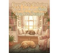 COZY PETS COLORING BOOK FOR ALDULDS