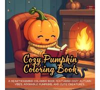 Cozy Pumpkin Coloring Book: Fall coloring book for adults, cute cozy coloring book, autumn coloring book for relaxation, Halloween aesthetic coloring ... coloring book, cozy home coloring book.