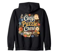 Cozy Puzzle Crew Family Night Activity Zip Hoodie