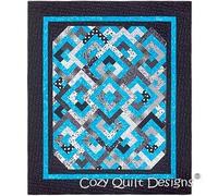 Cozy Quilt Designs Diamond Double 5 Sizes, 2 1/2" Strips Quilt Pattern