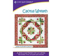 Cozy Quilt Designs 'Strip Club' Pattern - Cactus Wreath (Includes Instructions for Three Project Sizes)