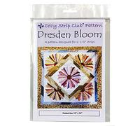 Cozy Quilt Designs 'Strip Club' Pattern - Dresden Bloom (Finished Project Size is 54" x 54")