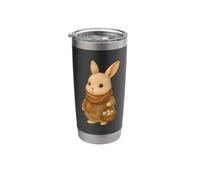 Cozy Rabbit Easter Cute Bunny Retro Cottagecore Spring Vibes Stainless Steel Insulated Tumbler