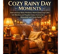 Cozy Rainy Day Moments Coloring Book: Bold and Easy Rainy Windows, Warm Lamps, Cozy Cafés, Soft Blankets and Peaceful Indoor Scenes for Relaxation and Stress Relief (Cozy Line Studio Collection)