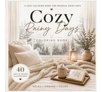 Cozy Rainy Days: A Cozy Rainy Coloring Book for Adults & Teens