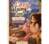 Cozy Rainy Days: Cute Cozy Kawaii Coloring Pages for Relaxation (Cozy Calm Studio Coloring Books)