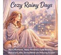 Cozy Rainy Days: Warm Moments, Rainy Windows, Cute Rooms, Peaceful Cafés, Stress Relief and Relaxing Escapes, Coloring Book for Adults. (Cozy Escape Collection)
