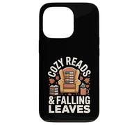 Cozy Reads And Falling Leaves Autumn Book Nook Case for iPhone 13 Pro