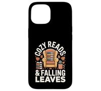Cozy Reads And Falling Leaves Autumn Book Nook Case for iPhone 15