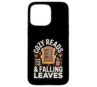 Cozy Reads And Falling Leaves Autumn Book Nook Case for iPhone 15 Pro Max