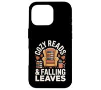 Cozy Reads And Falling Leaves Autumn Book Nook Case for iPhone 16 Pro