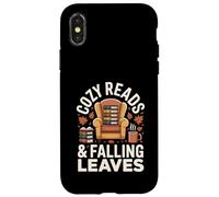 Cozy Reads And Falling Leaves Autumn Book Nook Case for iPhone X/XS