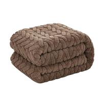 Cozy Reversible Fce Cotton Blanket for Fall & Winter Heavyweight Multi Functal Throw Soft Warm Blanket (Color6 100x150cm)