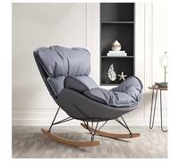 Cozy Rocking Chair for Adults Nursery & Living Room - Compact Cuddle Armchair Perfect for Reading & Relaxing in Small Spaces - Stylish Recliner Sofa