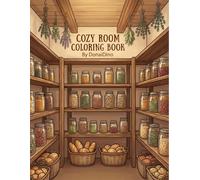 Cozy Room Coloring Book for Adults and Kids Simple and Relaxing Home Interior Designs for Stress Relief and Creative Fun