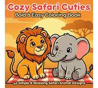 Cozy Safari Cuties: 40 Simple & Relaxing Safari Animal Designs