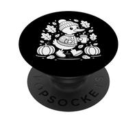 Cozy Season Duck Cute Fall Pumpkin Spice Autumn Coffee PopSockets Adhesive PopGrip