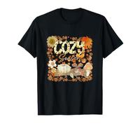 Cozy Season Fall Vibes Autumn Design for Men Women Crisp Air T-Shirt