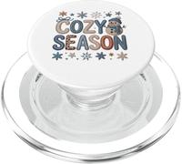 Cozy Season Snowman Design for Winter Vibes And Funs PopSockets PopGrip for MagSafe