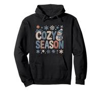 Cozy Season Snowman Design for Winter Vibes And Funs Pullover Hoodie