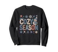 Cozy Season Snowman Design for Winter Vibes And Funs Sweatshirt