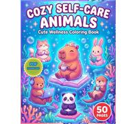 Cozy Self-Care Animals Cute Wellness Coloring Book: A magical cozy world of adorable animals, soft self-care moments, and pure relaxation-once you ... , Turn stress into smiles in just minutes