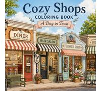 Cozy Shops Coloring Book: A Day in Town