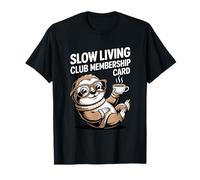 Cozy Sloth Design for Slow Living Enthusiasts T-Shirt