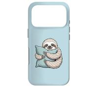 Cozy Sloth Sleepy Chill Animal Illustration Case for iPhone 17 Pro