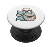 Cozy Sloth Sleepy Chill Animal Illustration PopSockets Adhesive PopGrip