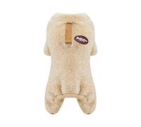 Cozy Solid Color Pet Clothing for Autumn and Winter - Adorable Accessories for Your (Brown, S)
