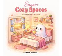Cozy Space Colorng Book: 40 Cute and Relaxing Ghost Scenes for Stress Relief and Cozy Coloring