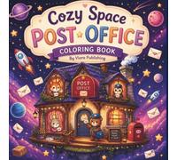 Cozy Space Post Office Coloring Book: 40 Cosmic Mail Adventures Across the Galaxy