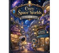 Cozy Space Worlds: Coloring Book (Cozy World Adventures)