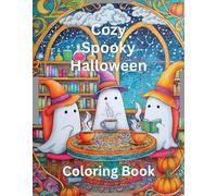 Cozy Spooky Halloween Coloring Book