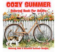 Cozy Summer Coloring Book for Adults: Relaxing, Bold & Beautiful Summer Designs for Stress Relief and Creativity (Color World)